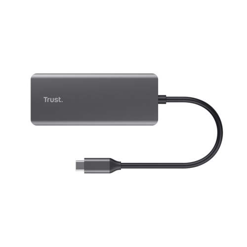 Trust Dalyx Adaptador multipuerto USB-C 6 en 1 Gris