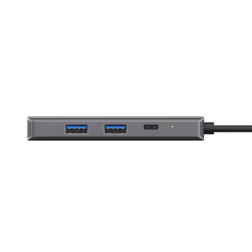 Trust Dalyx Adaptador multipuerto USB-C 6 en 1 Gris