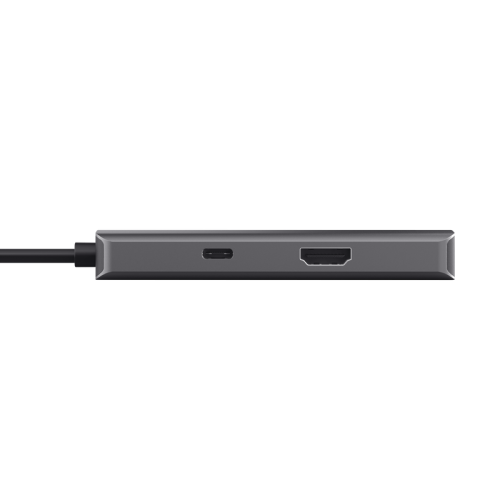 Trust Dalyx Adaptador multipuerto USB-C 6 en 1 Gris