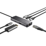Trust Dalyx Adaptador multipuerto USB-C 6 en 1 Gris