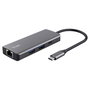 Trust Dalyx Adaptador multipuerto USB-C 6 en 1 Gris