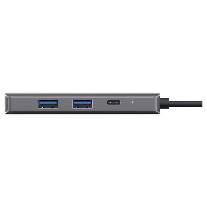 Trust Dalyx Adaptador multipuerto USB-C 6 en 1 Gris