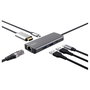 Trust Dalyx Adaptador multipuerto USB-C 6 en 1 Gris