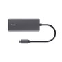 Trust Dalyx Adaptador multipuerto USB-C 6 en 1 Gris
