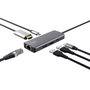 Trust Dalyx Adaptador multipuerto USB-C 6 en 1 Gris