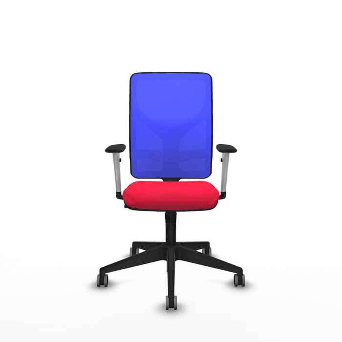 PIQUERAS Y CRESPO Silla de oficina Motilla con mecanismo Sincro, Rojo y Azul PIQUERAS Y CRESPO Silla de oficina Motilla con mecanismo Sincro, Rojo y Azul