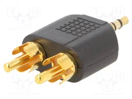 GEMBIRD Adaptador Jack 3,5mm 3pin a RCA x2