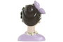 DKD Home Decor Figura de Resina Chica - Pack de 2 Surtido Azul y Rosa
