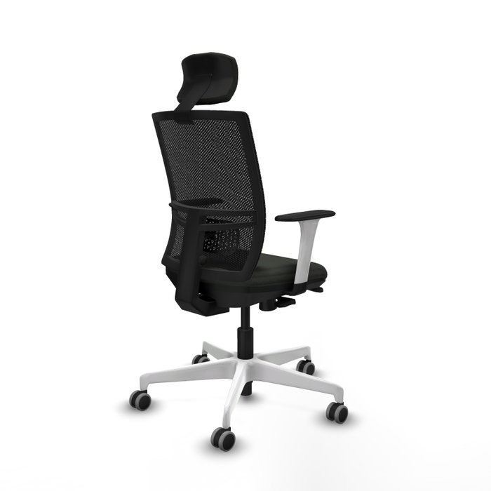 PIQUERAS Y CRESPO Silla de oficina Yunquera con mecanismo Sincro/Traslack Negro PIQUERAS Y CRESPO Silla de oficina Yunquera con mecanismo Sincro/Traslack Negro