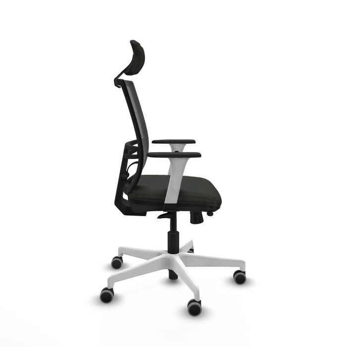 PIQUERAS Y CRESPO Silla de oficina Yunquera con mecanismo Sincro/Traslack Negro PIQUERAS Y CRESPO Silla de oficina Yunquera con mecanismo Sincro/Traslack Negro
