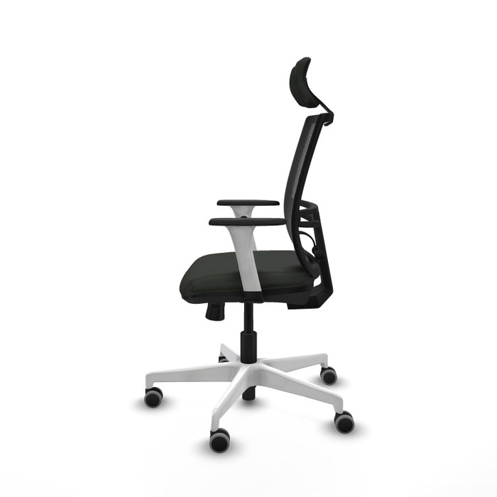 PIQUERAS Y CRESPO Silla de oficina Yunquera con mecanismo Sincro/Traslack Negro PIQUERAS Y CRESPO Silla de oficina Yunquera con mecanismo Sincro/Traslack Negro