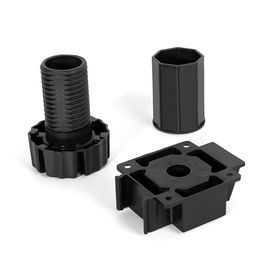 Juypal Pata Cocina Modelo Octo ST Regulable 85-110mm Negro Extensión 100-140mm (Set de 4)