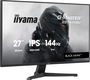 Iiyama G2741HSU-B1 Monitor Gaming 27 Pulgadas Full HD 1920x1080, Panel IPS 144Hz, 1ms MPRT, AMD FreeSync, Altavoces 2x4W, USB Hub, DisplayPort, HDMI, Negro