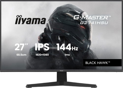 Iiyama G2741HSU-B1 Monitor Gaming 27 Pulgadas Full HD 1920x1080, Panel IPS 144Hz, 1ms MPRT, AMD FreeSync, Altavoces 2x4W, USB Hub, DisplayPort, HDMI, Negro Iiyama G2741HSU-B1 Monitor Gaming 27 Pulgadas Full HD 1920x1080, Panel IPS 144Hz, 1ms MPRT, AMD FreeSync, Altavoces 2x4W, USB Hub, DisplayPort, HDMI, Negro