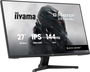 Iiyama G2741HSU-B1 Monitor Gaming 27 Pulgadas Full HD 1920x1080, Panel IPS 144Hz, 1ms MPRT, AMD FreeSync, Altavoces 2x4W, USB Hub, DisplayPort, HDMI, Negro