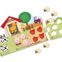 Goula 53438 Puzzle 1-5 Animales de Madera para Aprender a Contar +12 Meses
