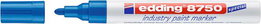 EDDING 8750 Industrial Marcador Permanente de Tinta Opaca Azul (Set de 10)