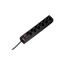 Hama Regleta con interruptor de 1.4 m
