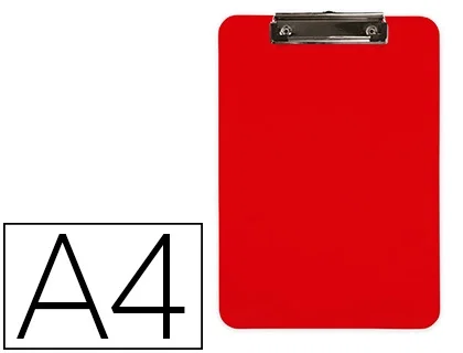 Q-connect Portanotas de Plástico Rojo DIN A4 2,5mm Q-connect Portanotas de Plástico Rojo DIN A4 2,5mm