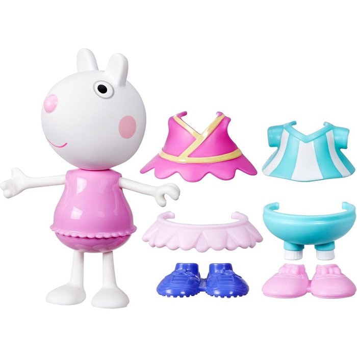 HASBRO Figura Suzy Sheep Peppa Pig 15cm con Accesorios para Vestir Juguete +3 Años