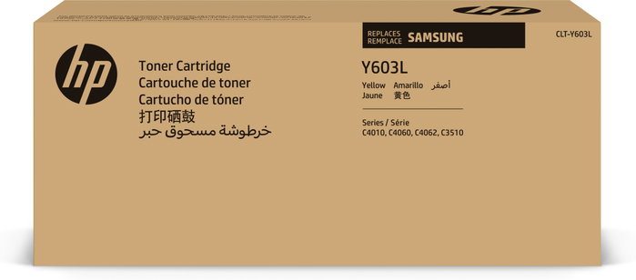 HP Samsung Cartucho de Tóner Amarillo CLT-Y603L de Alto Rendimiento