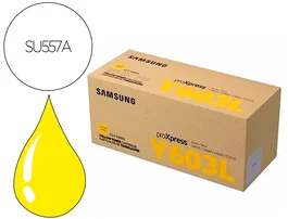 HP Samsung Cartucho de Tóner Amarillo CLT-Y603L de Alto Rendimiento