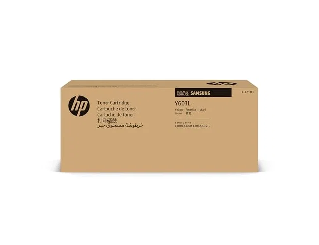 HP Samsung Cartucho de Tóner Amarillo CLT-Y603L de Alto Rendimiento de 10.000 páginas HP Samsung Cartucho de Tóner Amarillo CLT-Y603L de Alto Rendimiento de 10.000 páginas