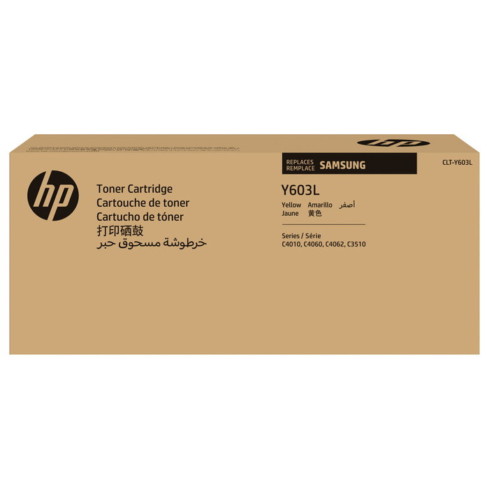 HP Samsung Cartucho de Tóner Amarillo CLT-Y603L de Alto Rendimiento