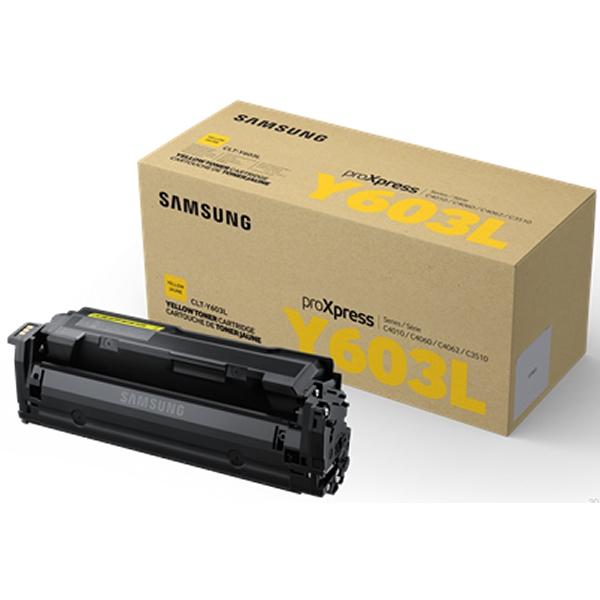 HP Samsung Cartucho de Tóner Amarillo CLT-Y603L de Alto Rendimiento