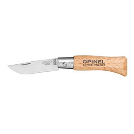 Opinel Navaja Nº 2 Acero Inoxidable Hoja 3,5 cm Mango Haya