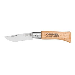 Opinel Navaja de acero inoxidable nº 2 con hoja de 3,5 cm