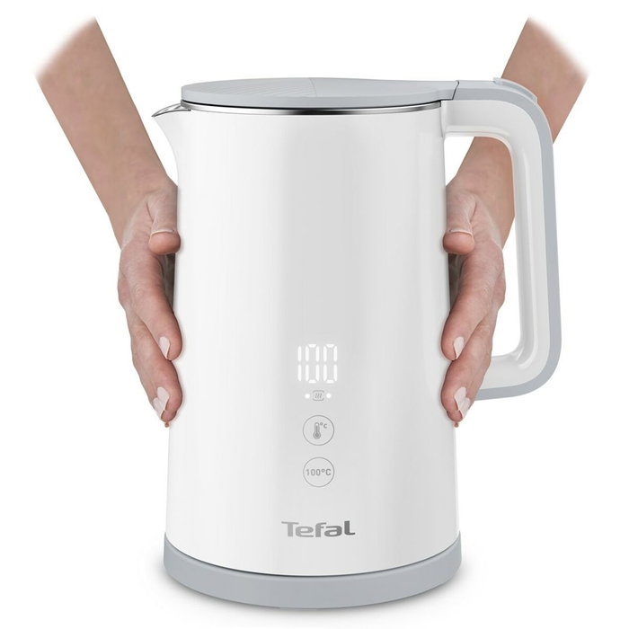 Tefal Sense KO6931 Tetera Eléctrica 1,5 L Blanco/Acero Inoxidable