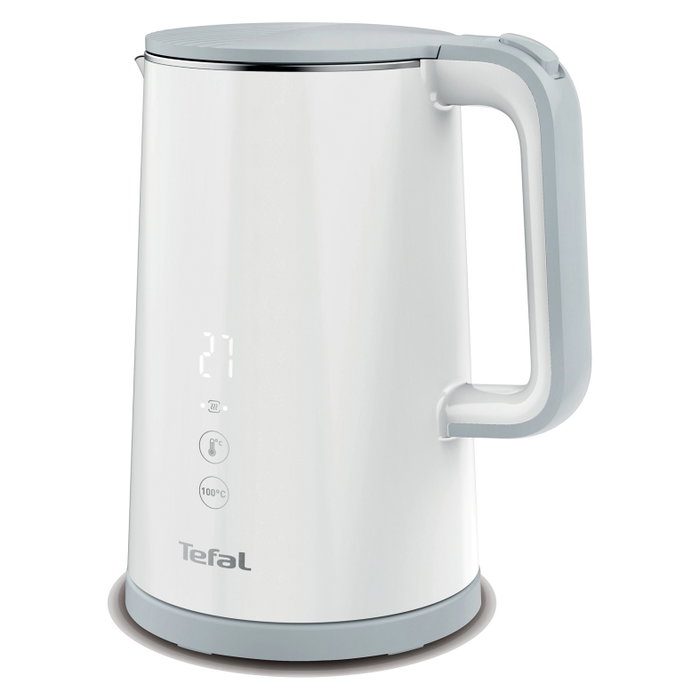 Tefal Sense KO6931 Hervidor Eléctrico 1,5 L Blanco/Acero Inoxidable