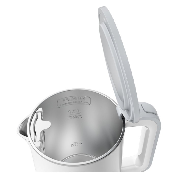 Tefal Sense KO6931 Hervidor Eléctrico 1,5 L Blanco/Acero Inoxidable