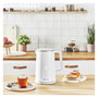 Tefal Sense KO6931 Hervidor Eléctrico 1,5 L Blanco/Acero Inoxidable