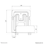 Neomounts AWL-440BL Soporte Universal para Reproductor Multimedia