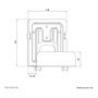 Newstar Neomounts AWL-440BL Soporte para reproductor multimedia ajustable