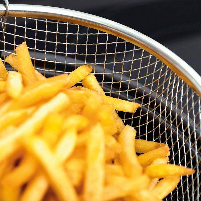 Freidora Acero Pintado Gante Quid 26 cm - 3,2 L