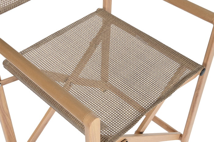 DKD Home Decor Silla Terraza Y Jardin Natural 49 x 86 x 56 cm (2 Unidades)