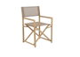 DKD Home Decor Silla Terraza Y Jardin Natural 49 x 86 x 56 cm (2 Unidades)