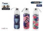 Bewinner Botella de Agua de Vidrio con Funda 600 ml (7.2x7.2x24.5 cm) (24 Unidades)