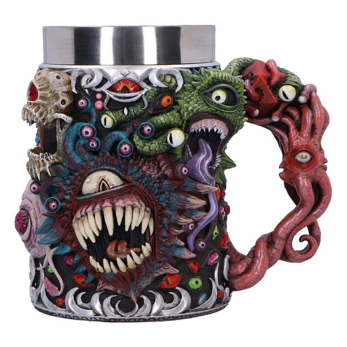 Nemesis Now Jarro Beholder Dungeons & Dragons de poliresina pintado a mano Nemesis Now Jarro Beholder Dungeons & Dragons de poliresina pintado a mano