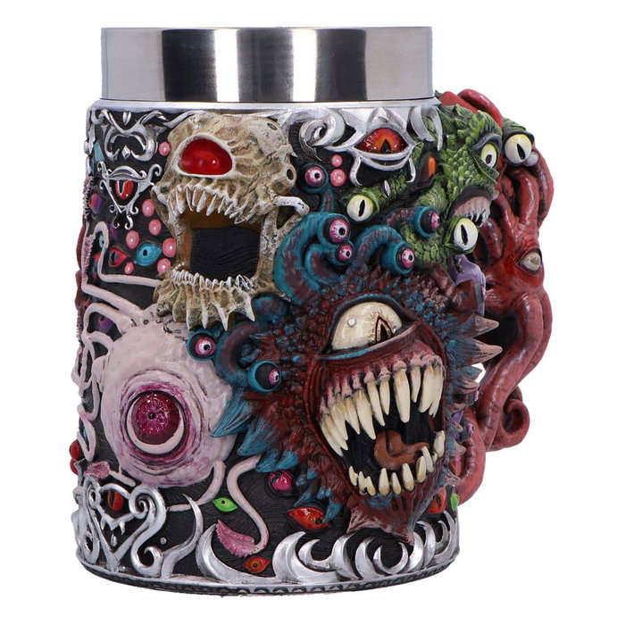 Nemesis Now Jarro Beholder Dungeons & Dragons de poliresina pintado a mano Nemesis Now Jarro Beholder Dungeons & Dragons de poliresina pintado a mano