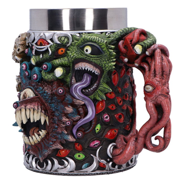 Nemesis Now Jarro Beholder Dungeons & Dragons de poliresina pintado a mano Nemesis Now Jarro Beholder Dungeons & Dragons de poliresina pintado a mano