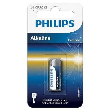 Philips Pila Alcalina 8LR932 12V para Mandos a Distancia de Coches, Sistemas de Acceso sin Llave, Juguetes Electrónicos y Dispositivos de Audio, 5 Años de Autonomía Philips Pila Alcalina 8LR932 12V para Mandos a Distancia de Coches, Sistemas de Acceso sin Llave, Juguetes Electrónicos y Dispositivos de Audio, 5 Años de Autonomía