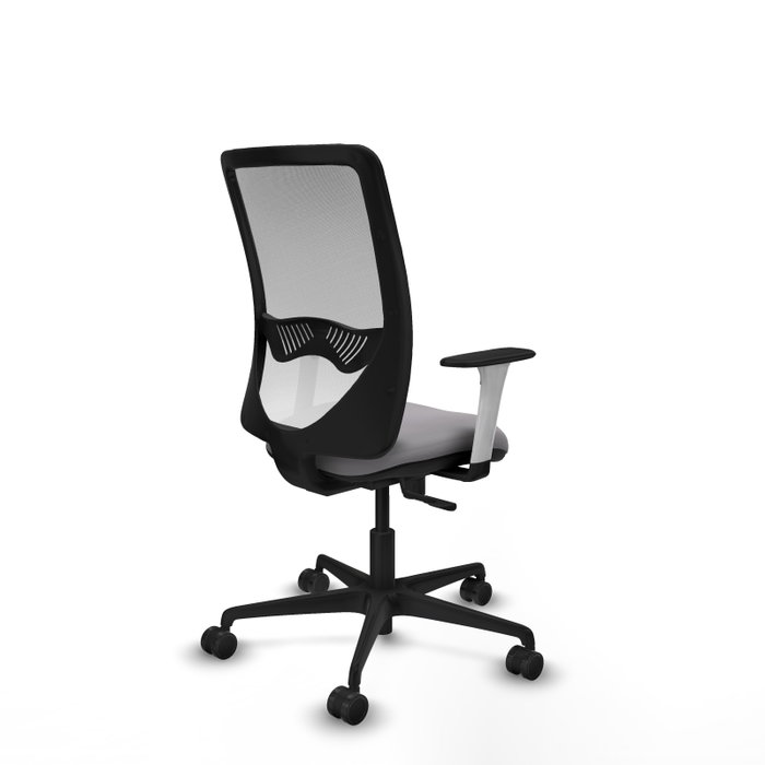 PIQUERAS Y CRESPO Silla de oficina Zulema con mecanismo Sincro, Gris y Blanco PIQUERAS Y CRESPO Silla de oficina Zulema con mecanismo Sincro, Gris y Blanco
