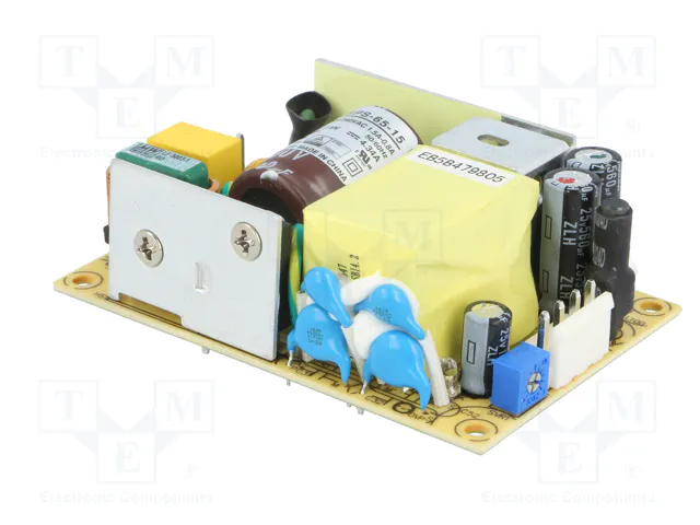 MEAN WELL RPS-65-15 Alimentador de impulso abierto 65,1W 15VDC