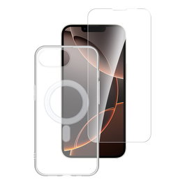 4smarts 541358 Protector de Pantalla y Trasera Premium 360 para iPhone SE (4.Gen.) - Transparente, Resistente a Golpes y Rayones, Dureza 9H, Vidrio Templado y TPU