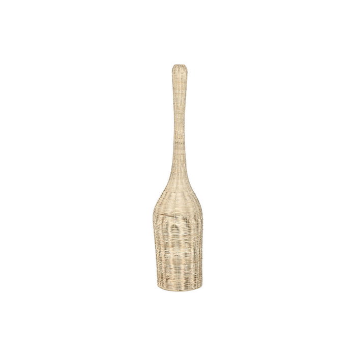 DKD Home Decor Lámpara de Pie de Ratán y Hierro Natural Marrón Claro 25x25x125 cm DKD Home Decor Lámpara de Pie de Ratán y Hierro Natural Marrón Claro 25x25x125 cm
