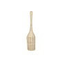 DKD Home Decor Lámpara de Pie de Ratán y Hierro Natural Marrón Claro 25x25x125 cm